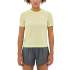 CEP ultralight seamless shirt, short sleeve, v2, lime, women, XS