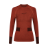 Merino Base Layer Shirt in aubergine/red für Frauen