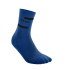 the run socks, mid cut, v4, blue, men, V