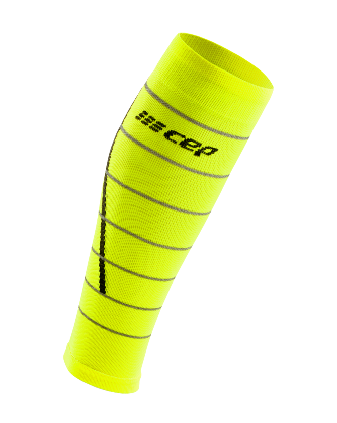 CEP Reflective Calf Sleeves in neon yellow für Männer